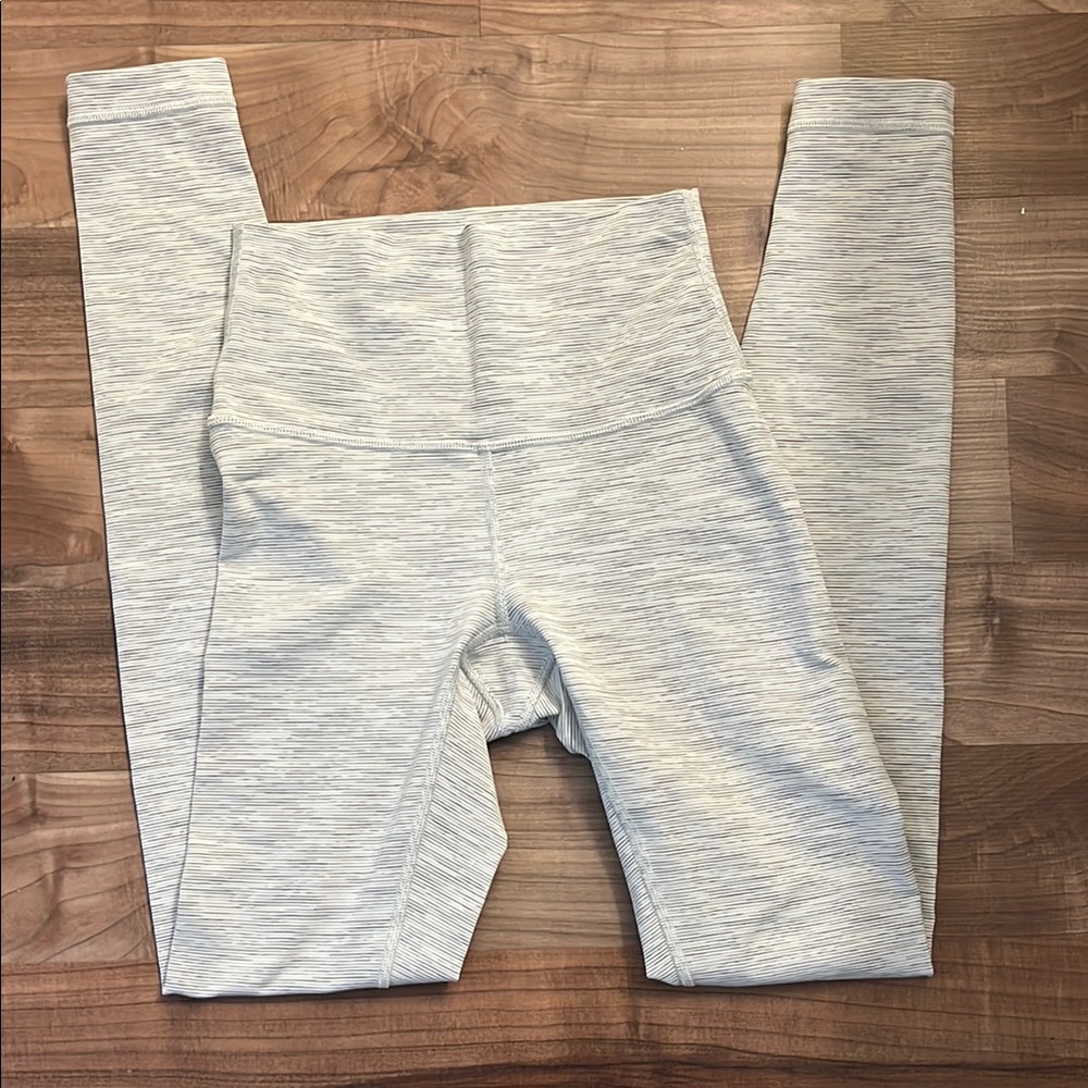 Lululemon Wunder Leggings women’s Size 2 Heathered Gray Slate